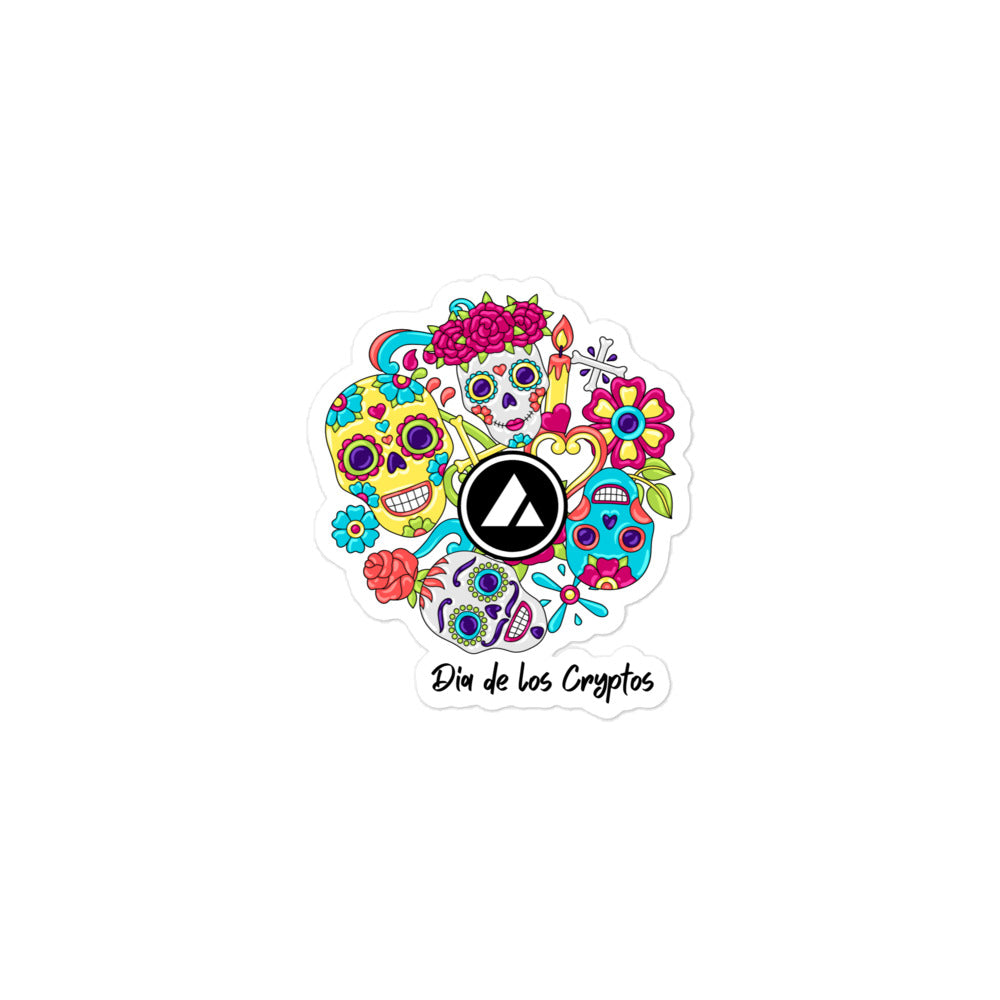 Dia De Los Cryptos (Avalanche) Bubble-free stickers